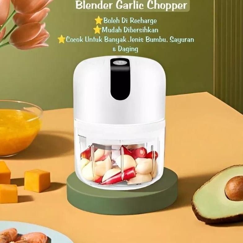 FE24 USB Mini Chopper Portable Mini Blender Garlic Chopper Electric Meat Grinder USB Mini Spice Grinder Meat Onion Blender Mini Multipurpose Spice Blender