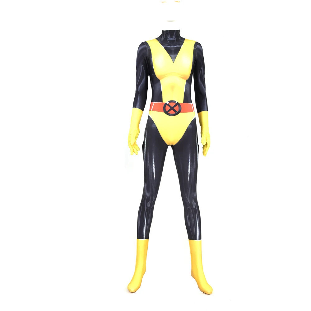 Kitty Pryde Cosplay Costume Zentai Suit Game Girls Woman Female Shadowcat Bodysuits Halloween Kids Adults Jumpsuits