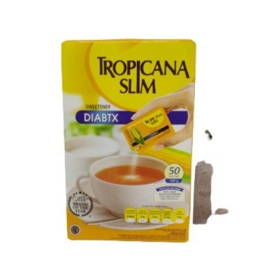 Tropicana Slim Sweetener Diabtx 50 Sachets 100 gr