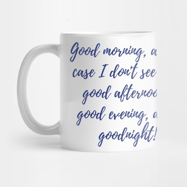 SAYA It's Okay I Don't See Ya Coffee Cup In Case I Don't See Ya Coffee Mug