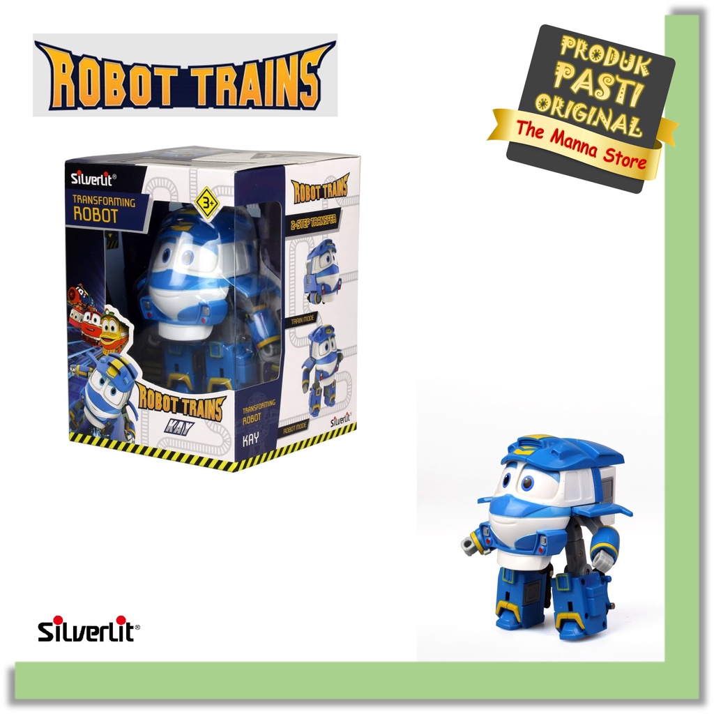 Silverlit Robot Trains Transforming Robot Kay 4" Korean Toys Good Quality Children's Toys