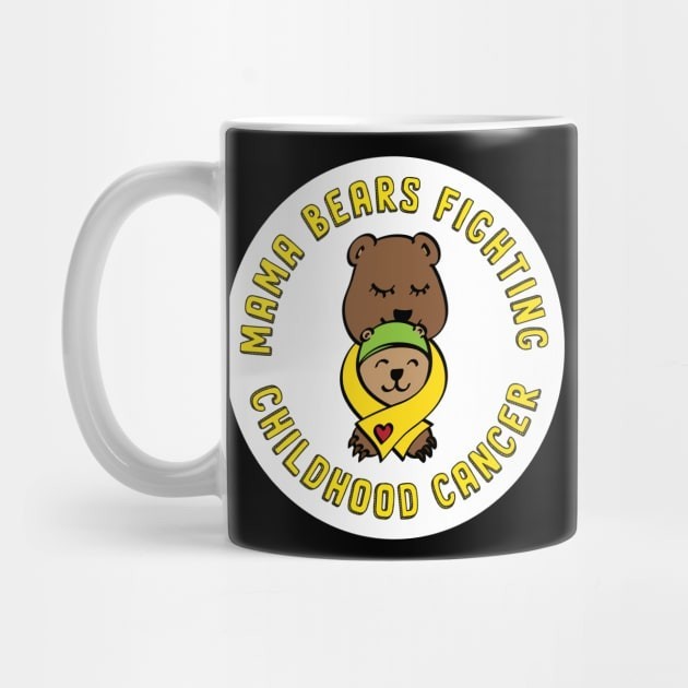 Coffee Mug logo Mama Bears Fighting Childhood Cancer Mama Bears Fighting Childhood Cancer logo Coffee Mug
