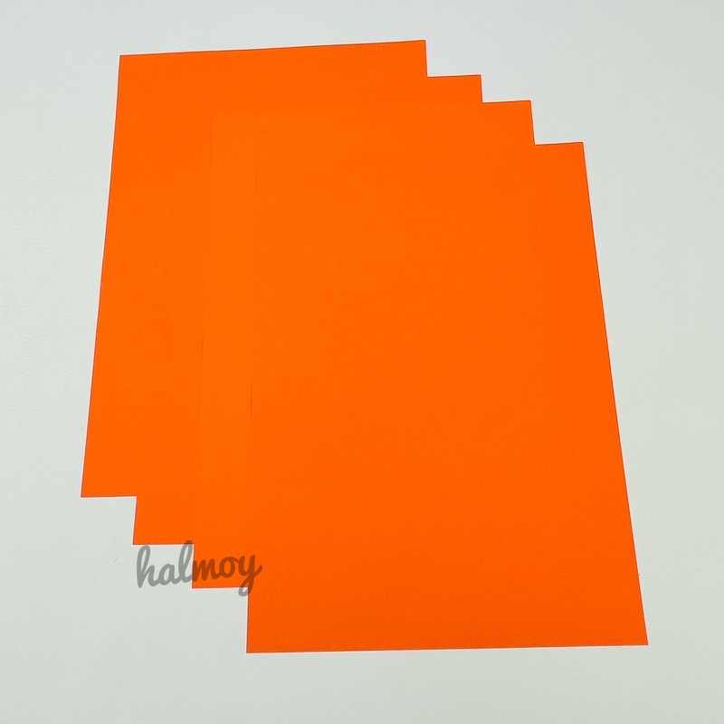 Hvs Paper/Photocopy/PRINT Color 80gsm A4 SAFFRON Color (20Pcs)