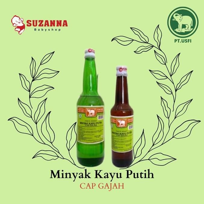 Usfi Minyak Kayu Putih Cap Gajah Botol Kaca Hs