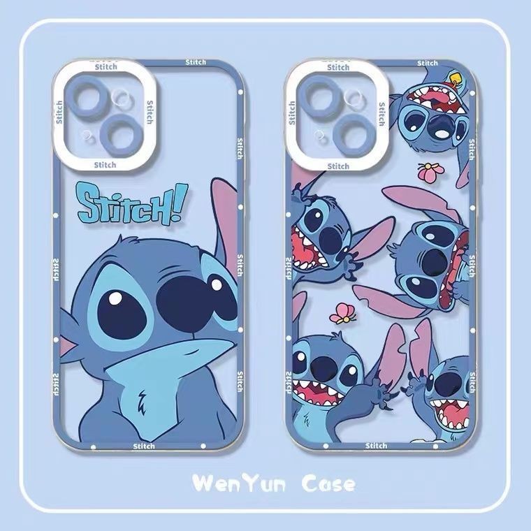 Stitch Cute Premium Overseas Cartoon Casing hp iphone 17 Pro Max 17 Air 16E 11 Pro Max 16 Pro Max 16 Plus 15 Plus 13 Mini 15 Pro Max 14 Plus 8 Plus 12 Pro Max 12 Mini 13 Pro Max Xs Max 14 Pro Max Xr 7 Plus Casing