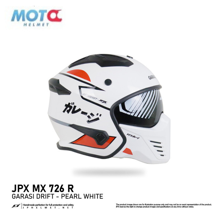 Jpx Full Face Mx-726R Helmet - Garage Drift