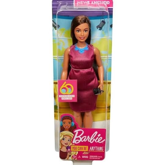 Barbie news anchor 60th Doll collection Doll