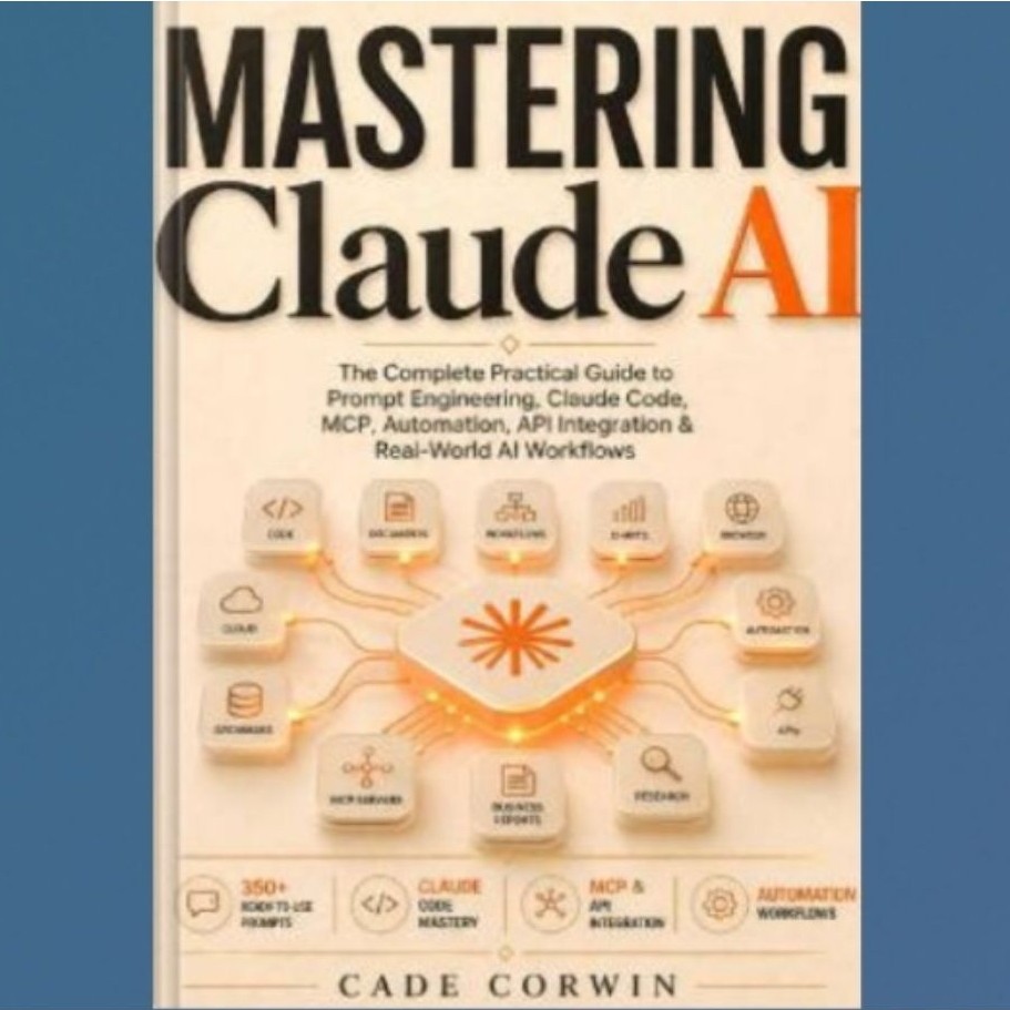 Mastering Claude Book AI: The Complete Practical Guide to Prompt Engineering, Projects, Artifacts, Claude Code, MCP, Automation, API Integration & Real-World WorkflowsAI