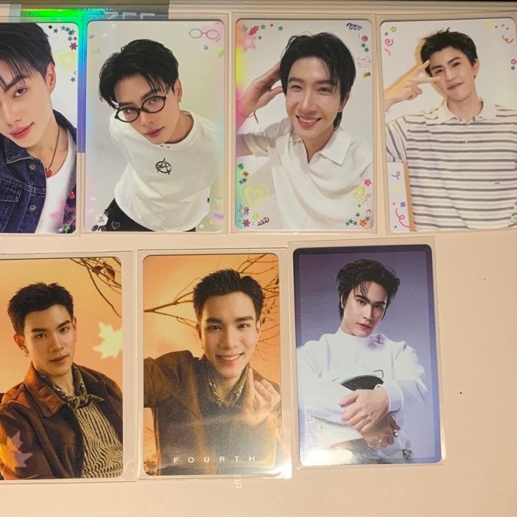 COLECTIBLE CARD GMMTV BOYS~ angpao clover ~ khaottung ~ save ~ fourth natwat ~ gemini norawit