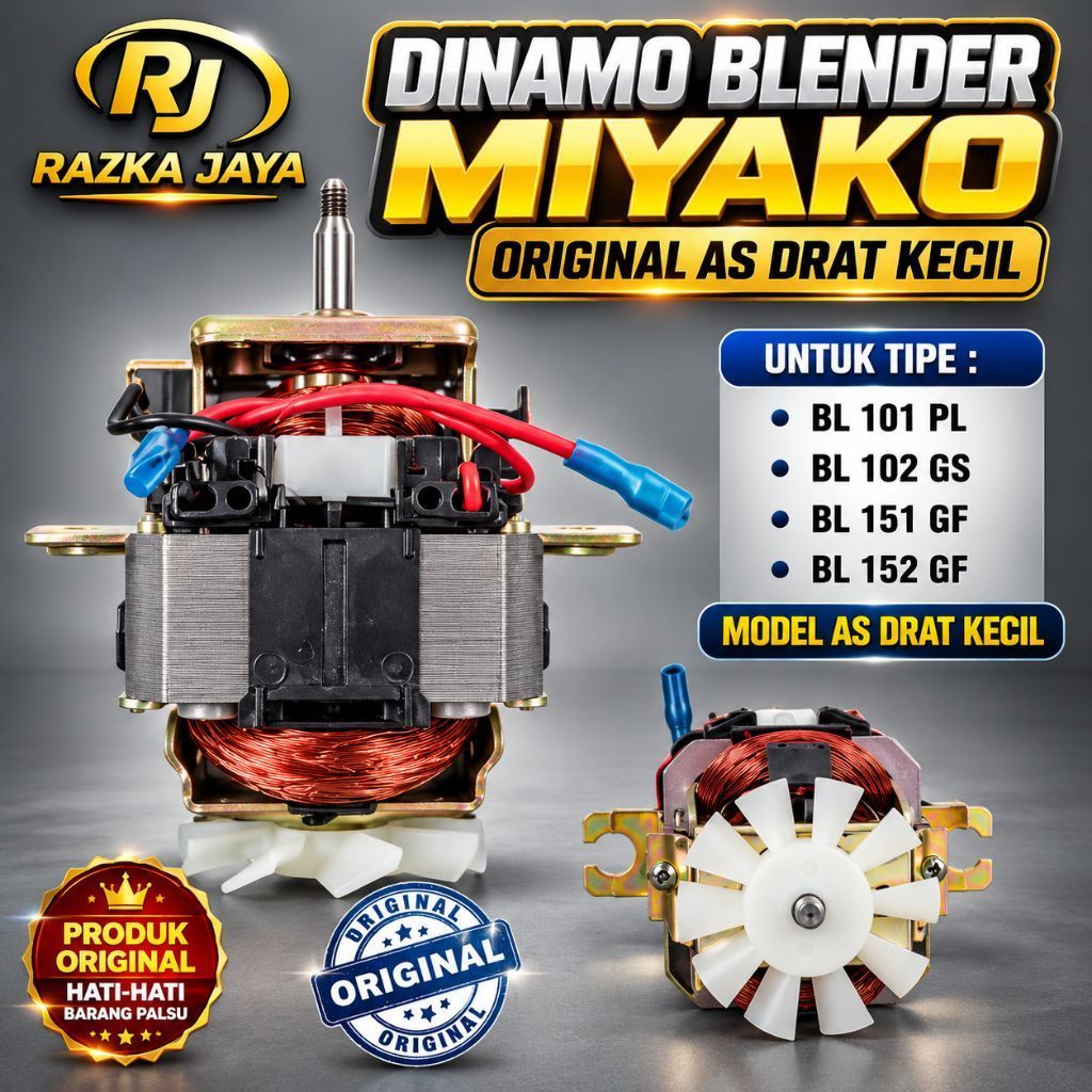 MESIN Miyako Blender Dynamo Miyako Blender Machine/ with Small Thread Bl 151 152 Propeller Type