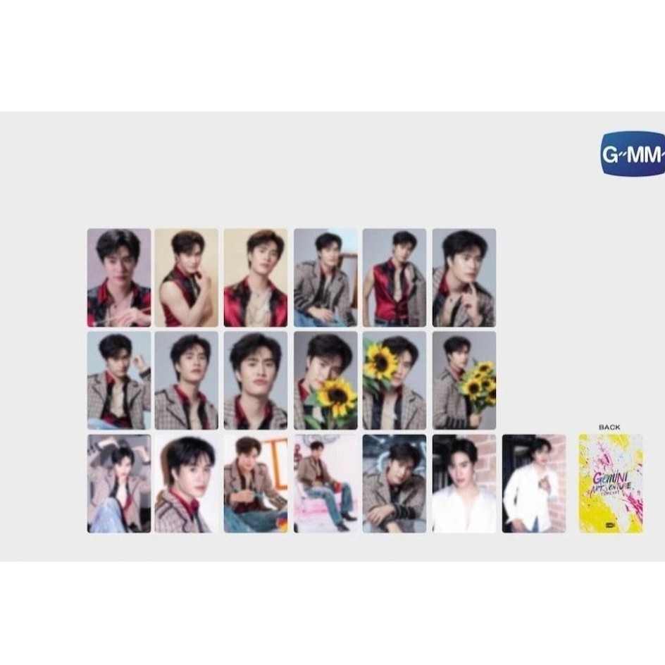 [Ready] UNSEALED Collectible Card Gemini Concert GMMTV Gemini PC/