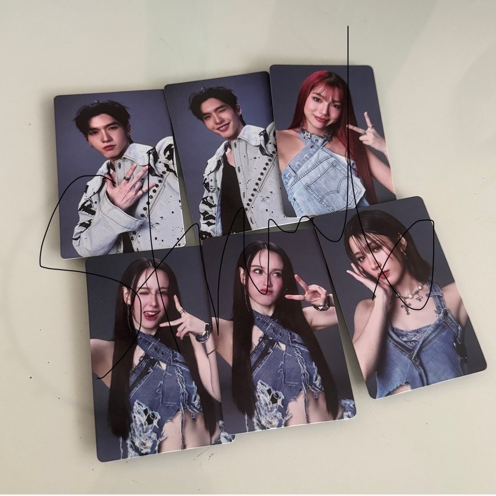 [ ready ] riser concert cc collectible card photocard [ gemini fourth pond phuwin ashi aungpao keen hong tui win jaoying chari acare pem sangt perth santa aou joong ]