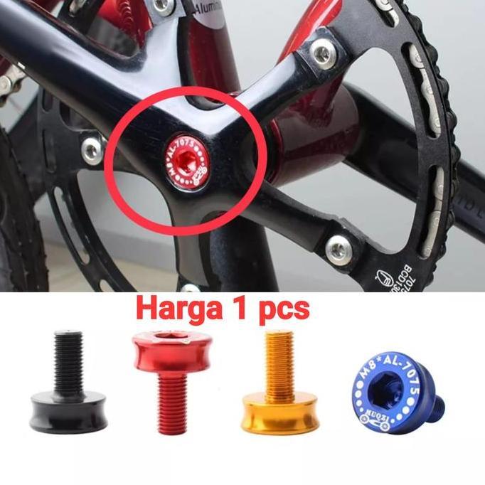 Promo Crank Bolt M8 Crank Arm Bolt BB Bicycle Box Alloy COD