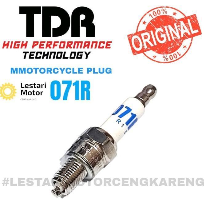 RACINGTDR BALLISTIC 071R SPARK PLUG WITH RESISTOR MIO J MIO M3 SZ SOUL GT 125 VEGA JUPITER Z FINO X-RIDE KLX SMASH SHOGUN SKYWAVE SKYDRIVE Original