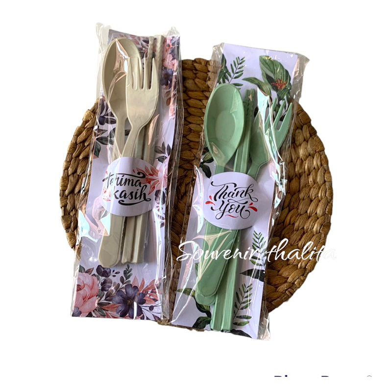 LOKAL Souvenir 100pcs Cutlery Chopsticks Local+Wedding Souvenirs