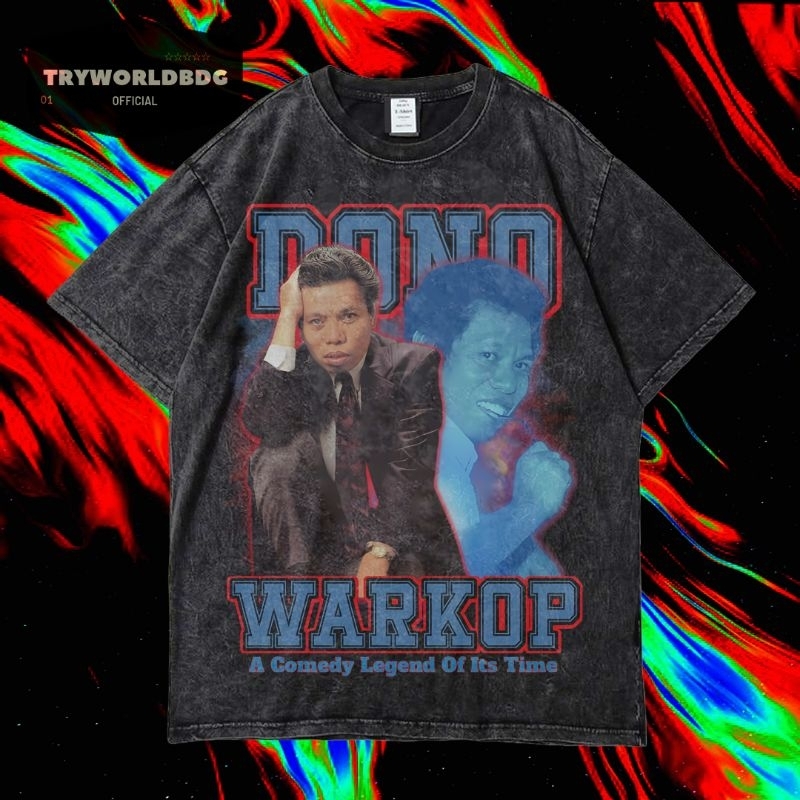 Tryworldbdg OFFICIAL "DONO" OVERSIZED T-Shirt | Washed Shirt | Stone WASH | Oversized T Shirts | T-shirt DONO A COMEDY LEGEND OF ITS TIME WASHING VINTAGE TEE