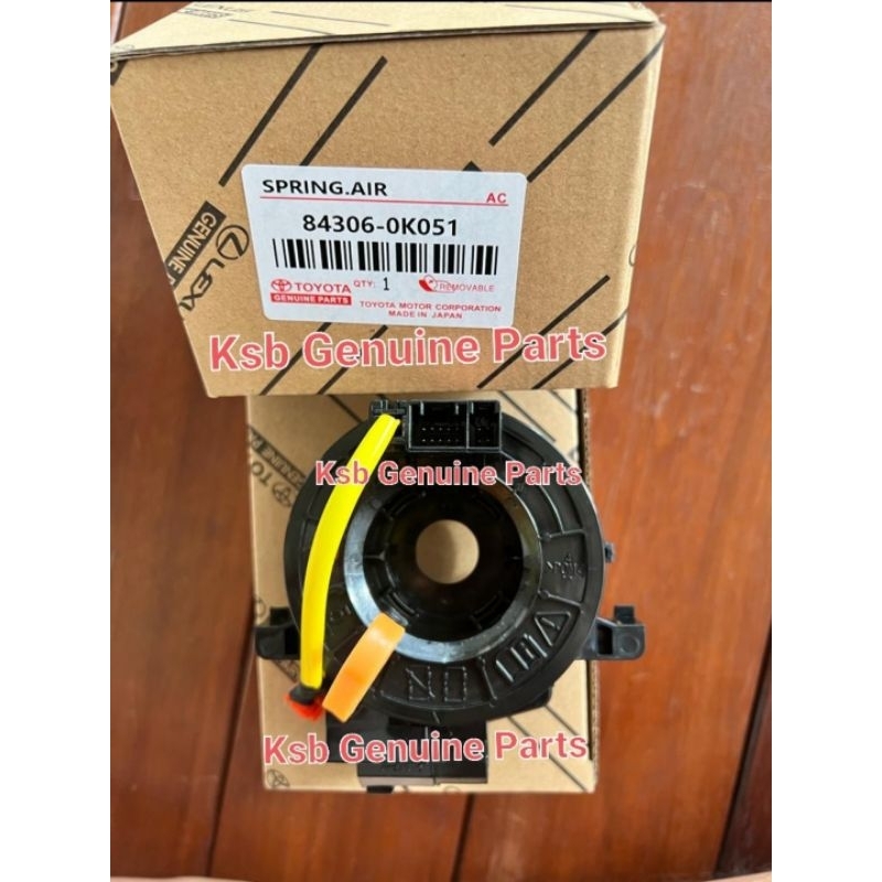 Flexible Cable Steering Wheel Spiral Horn Innova Yaris Vios Fortuner Camry Horn Kereta