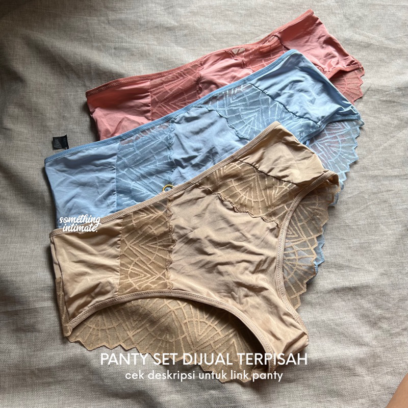 KATUN [Panty Set] SAPPH Satin Comfort Hipster Panty/CD Cotton Panties ...