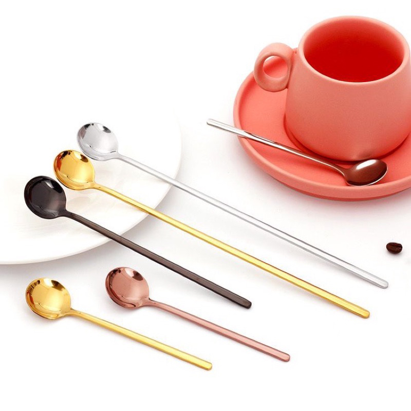 Korean Tea SPOON STAINLESS STEEL Sus304 Coffee SPOON Long Handle