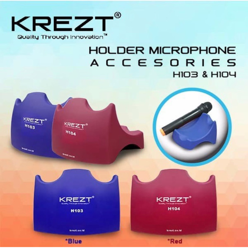 Mic Holder Krezt H103 H104 Original Microphone Holder Shopee Malaysia