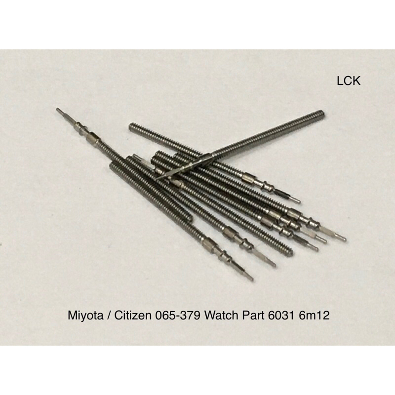 Winding Stem Miyota/Citizen 065-379 Watch Part 6031 6m12/As Stem Watch Rod Citizen 6031 (detail See Description)