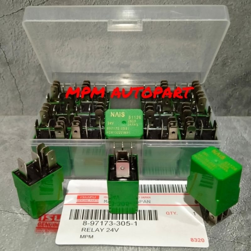 KK Relay power nais isuzu nkr71 nkr 71 nmr71 nmr 71 24v 24volt Feet 5k