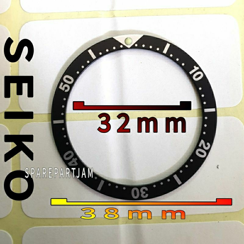 New 38mm Diver Watch Bezel Insert Black Silver for Seiko SKX007,009,SKX011  7002,6309-290 | Shopee Malaysia