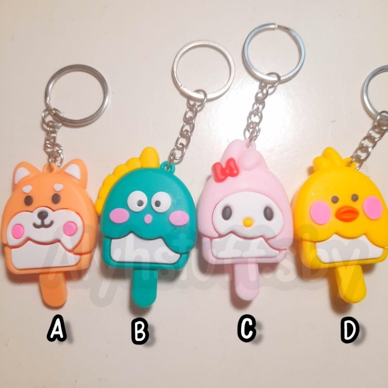 GANTUNGAN Popsicle Animal Keychain | Keychains