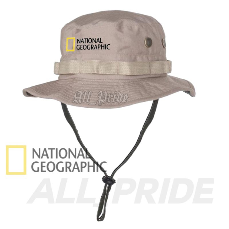 Mountain Jungle Hat/Outdoor Hiking Adventure Fishing Hat/Premium Men Women Hat/National Geographic Logo