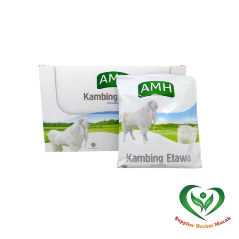 Etawa Goat Milk Powder Amh Full Cream [Per Box Contains 10 Sachets] Original