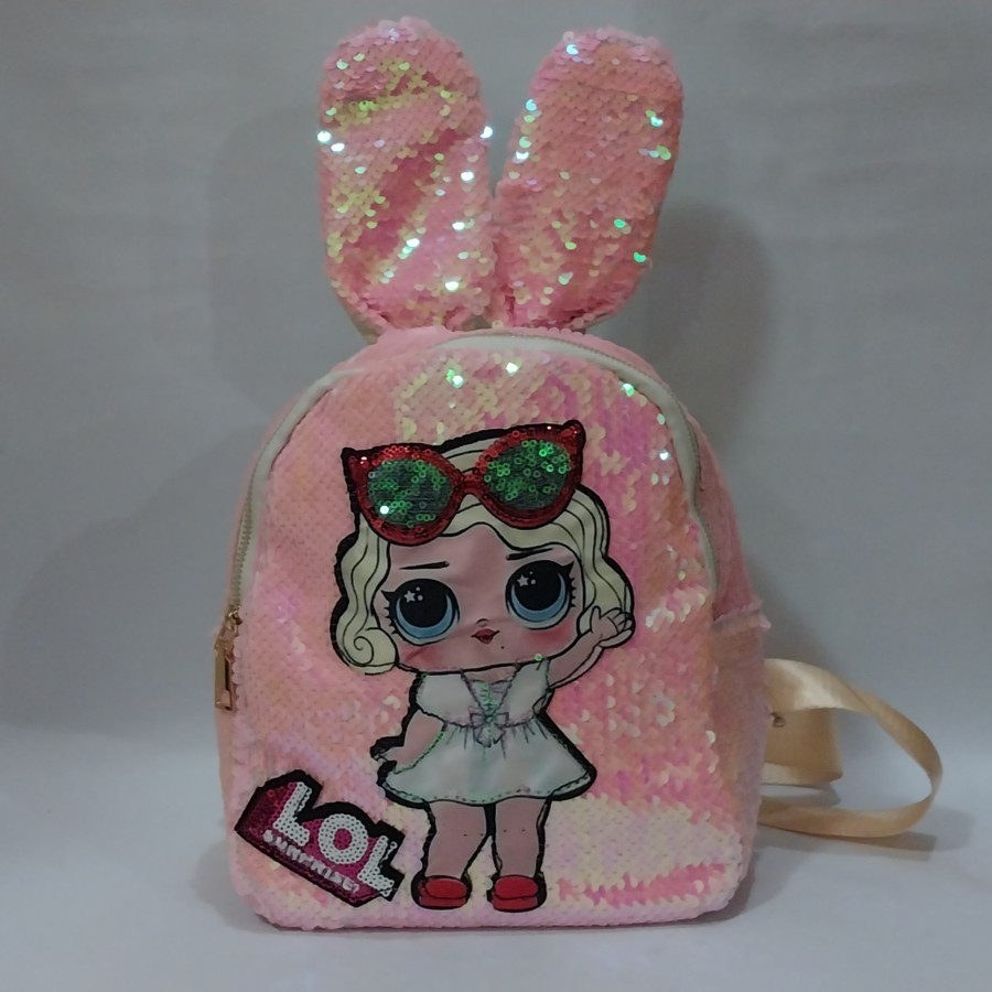 LoL DOLL CHARACTER PAUD CHILDREN'S BAG IMPORTED BLINK BLINK BAG