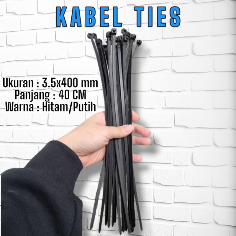 40cm Cable ties ECONOMIC Cable ties 3.5x400