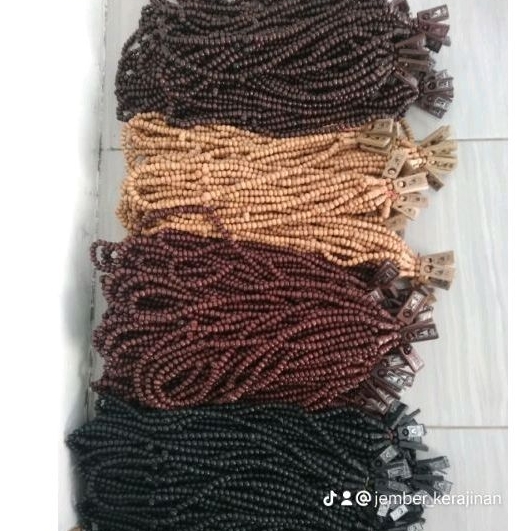 KAYU Wholesale Package Of 10pcs Wooden tasbih 99 tasbih Hajj tasbih souvenir