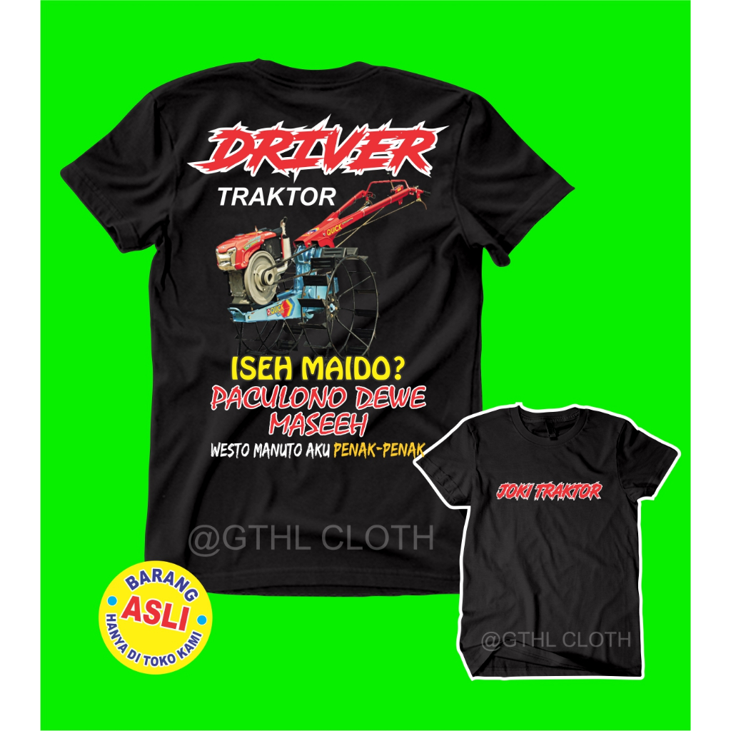 Indonesian FARMERS TRACTOR DRIVER T-SHIRT