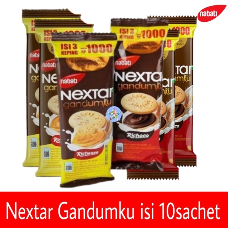 Nextar My Wheat Chocolate Cheese 10 pcs
