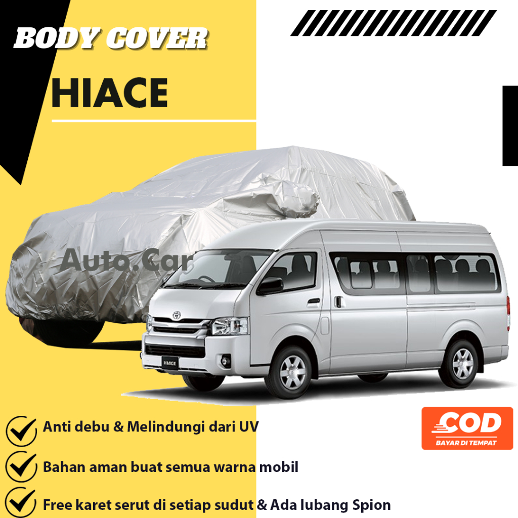 Hiace Car Body Cover hiace Car Cover hiace/hiace premio hiace commuter hiace campervan apv luxury apv arena apv grandmax bilvan grandmax xpander cross xpander gls xpander sport hyundai h1 alphard vellfire