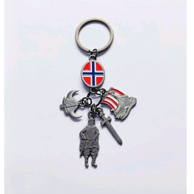 GANTUNGAN Norway Keychain Souvenirs By European Norway Countries