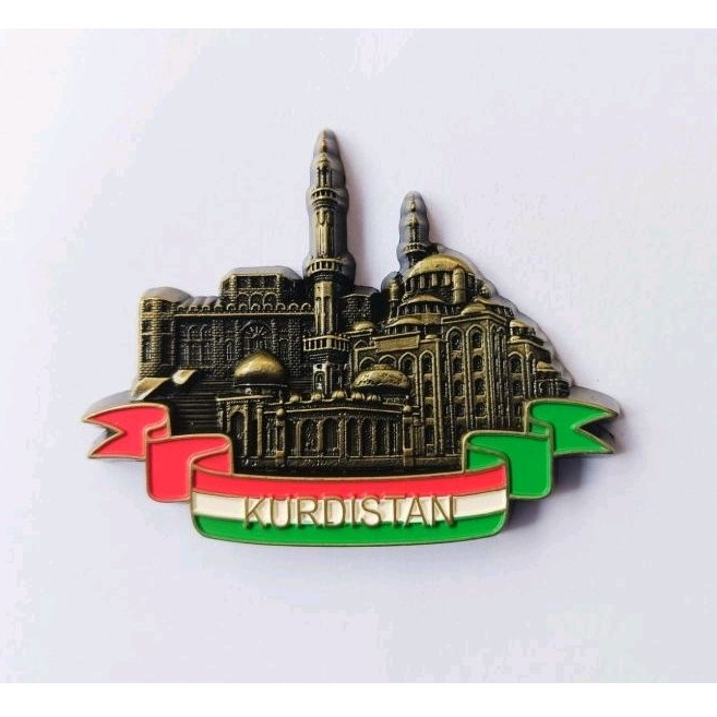 Souvenir Fridge magnet Kurdistan By Iraq Middle Eastern Souvenirs