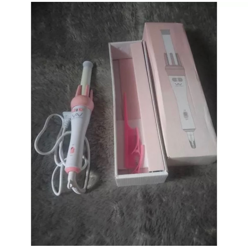Automatic curly hair straightener
