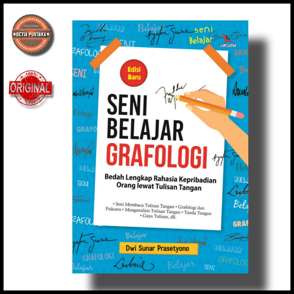 Graphology Learning Art Book - LAKSANA - Original