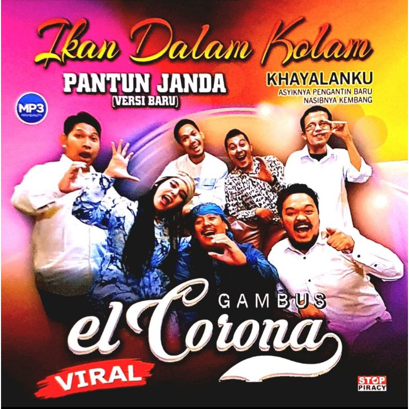 Cassette CD MP3 Music Song EL CORONA - MP3 Music Song POP MELAYU - CD MP3 Song GAMBUS EL CORONA