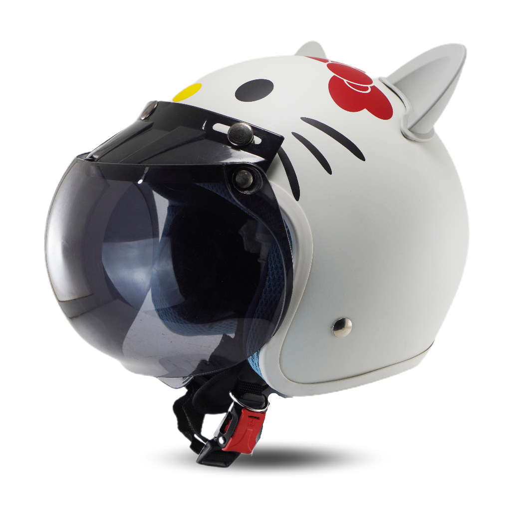 Sanrio Hello Kitty 3/4 Motorcycle Helmet Open Face Half,, 47% OFF
