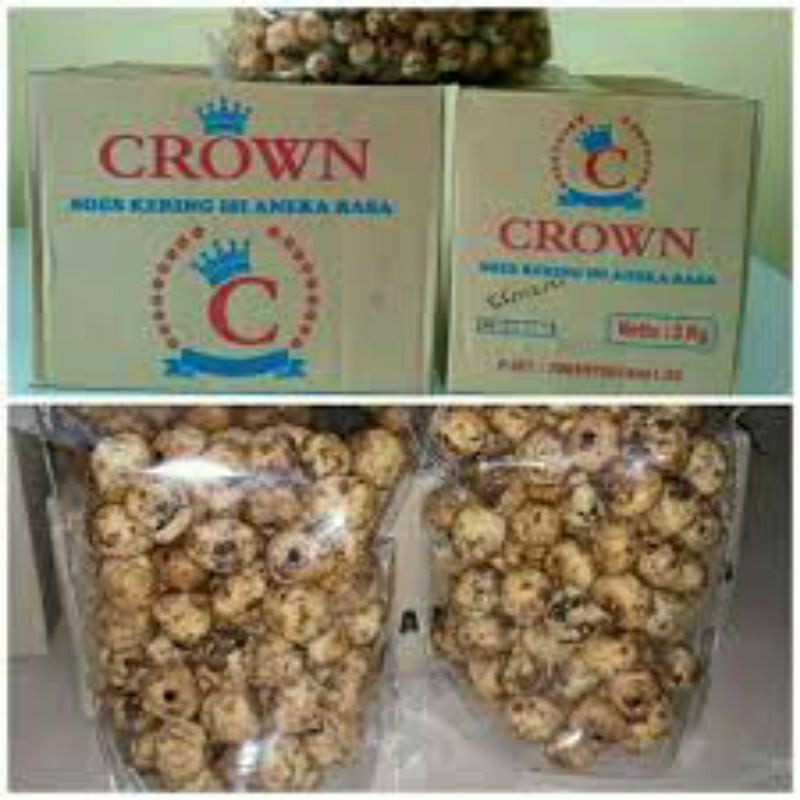 Crown Melted Chocolate Soes 250gr Biskut Raya Cookies