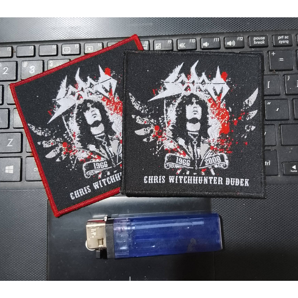 Sodom "Chriswitchunter Dudex" - Wowen Patch - Emblem - Badge - Metal Music - Band Merchandise