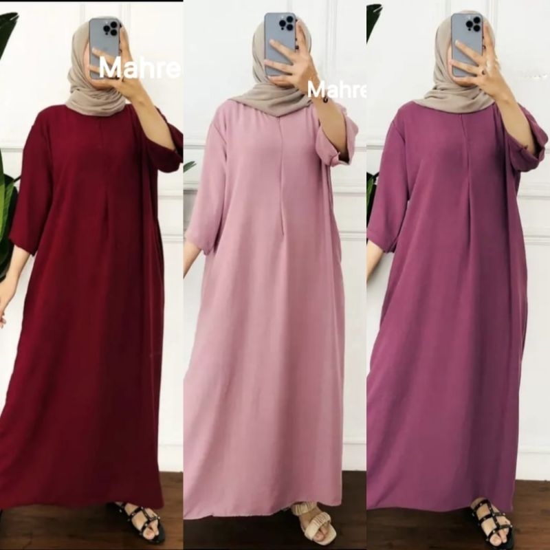 Zea Long dress Hand 3/4 airflow Pregnant dress, Long Robe dress