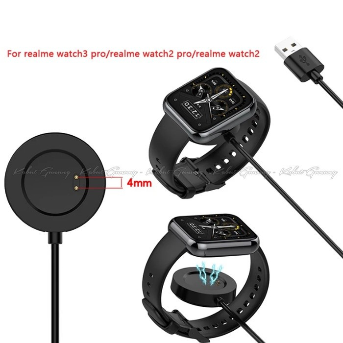 Usb Charger Cable Realme Watch 3 Pro / Watch 2 / Watch 2 Pro / Watch 1 Dock Cable Charger Magnetic Smart Watch Realme Watch 3 Pro / Watch 2 / Watch 2 Pro / Watch 1 Docking Charger