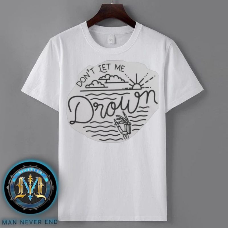 T-shirt DISTRO Band BMTH PUTIH DROWN Boys Girls 100% cotton/T-SHIRT DISTRO Band Bring me the horizon premium