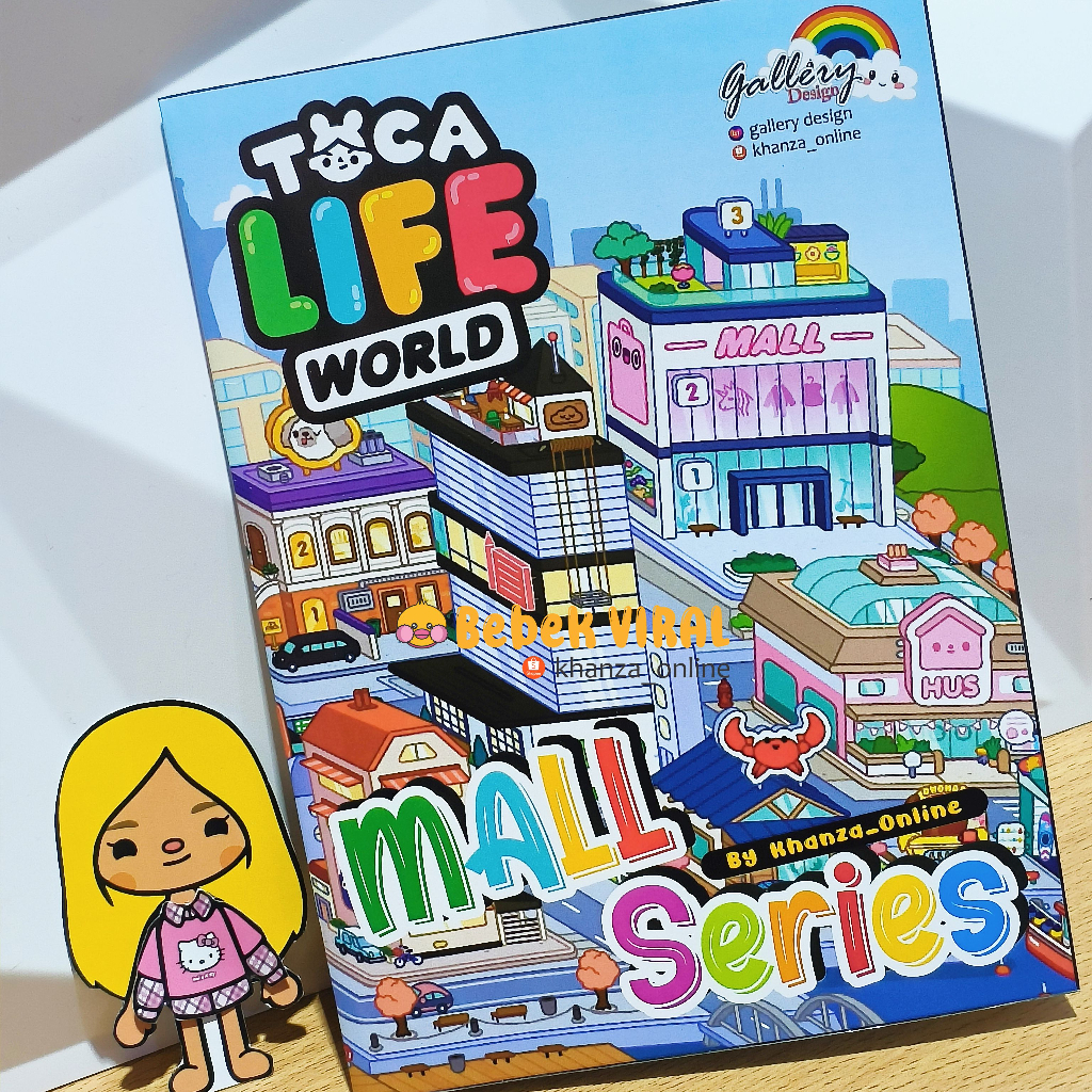 Diy BUSY BOOK TOCA BOCA MALL SERIES Already Laminate Waterproof ONLINE