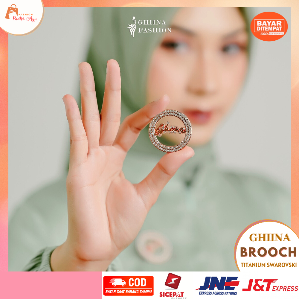NEWEST! Ghina Fashion Brooch, Latest New Trend Exclusive Ghaina Fashion Brooch
