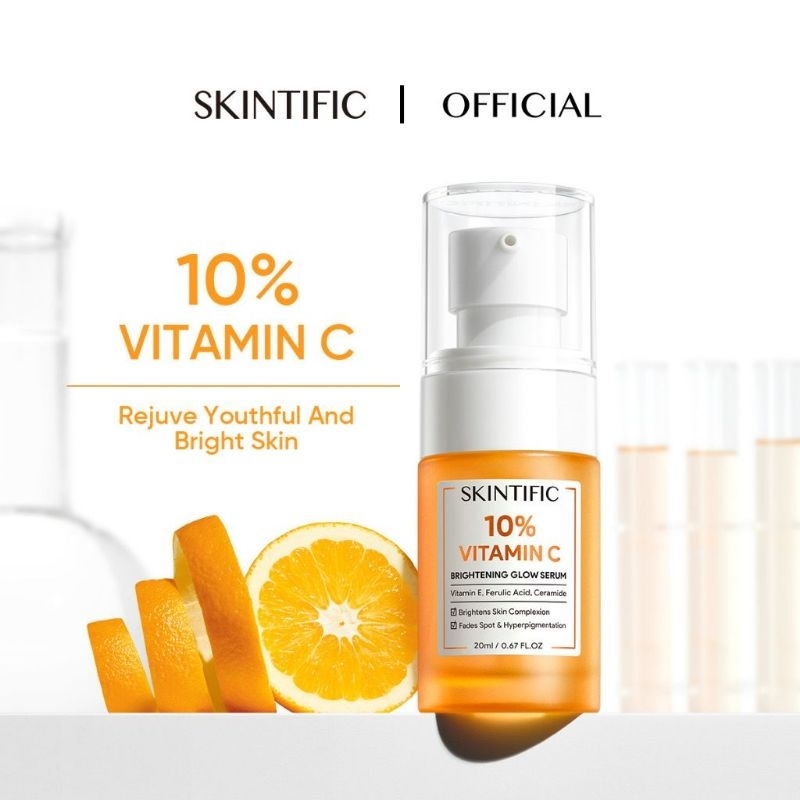 Skintific 10% Vitamin C Brightening Glow Serum 20ml